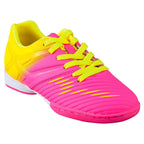 Vizari Liga Indoor Soccer Shoes – Pink/Yellow