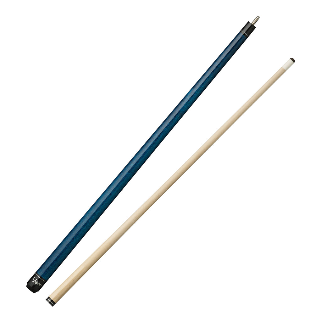 Viper Elite Series Blue Unwrapped Cue And Casemaster Cono Case