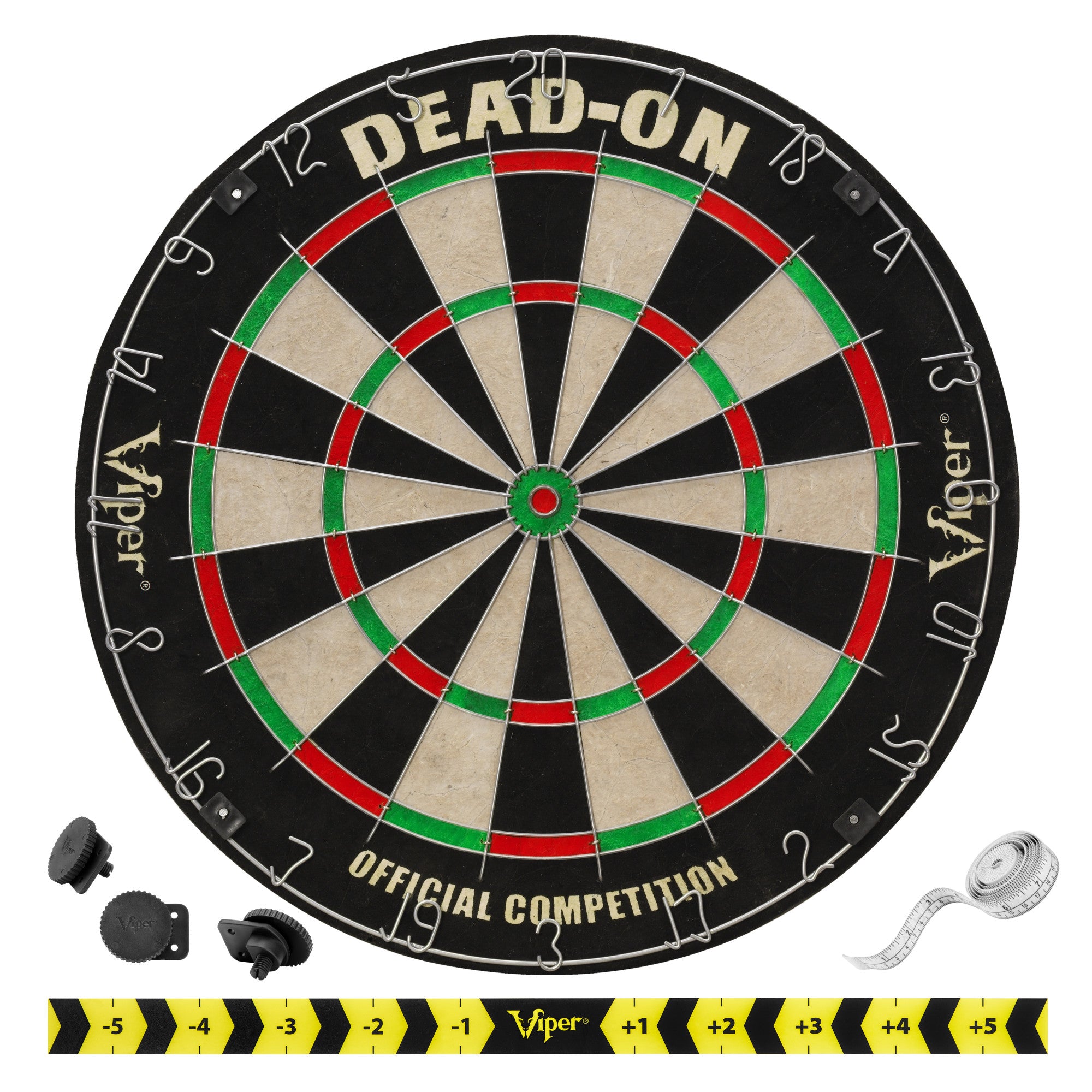 Viper Hudson Dartboard Cabinet, Viper Dead-On Bristle Dartboard, Viper Black Mariah Steel Tip Darts 22 Grams, And Viper Vinyl Da
