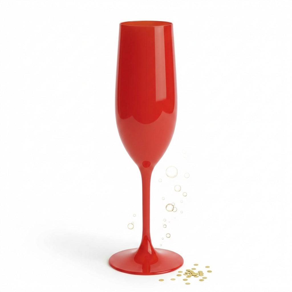 Red Cup Living 5 oz Red Reusable Stemmed Wine Cups
