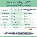 Eco Balance Yoga Mat- 5mm