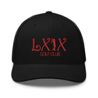 Curve Logo Trucker Cap - Red Logo