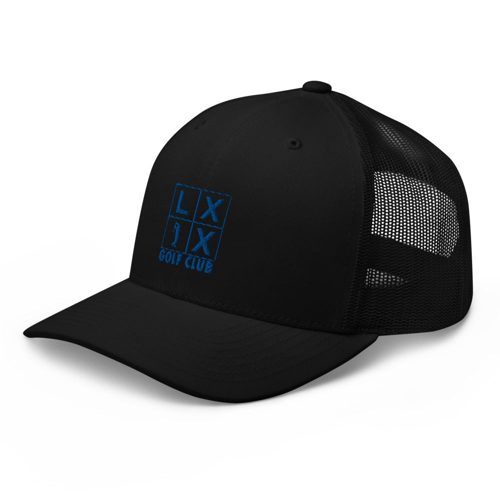 Four Box Logo Trucker Cap - Blue Logo