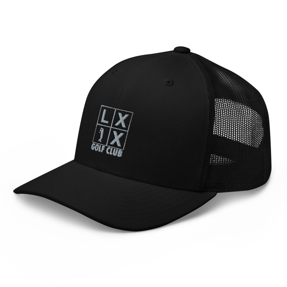 Four Box Logo Trucker Cap - Gray Logo