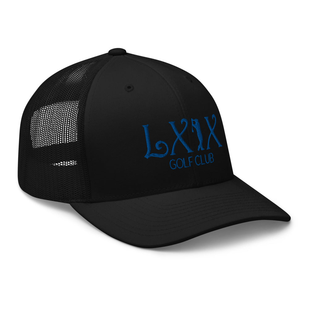Curve Logo Trucker Cap - Blue Logo