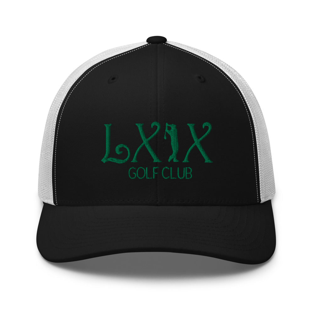 Curve Logo Trucker Cap - Green Logo