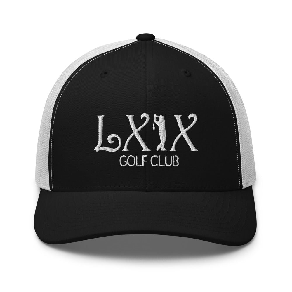 Curve Logo Trucker Cap - White Logo