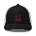 Four Box Logo Trucker Cap - Red Logo