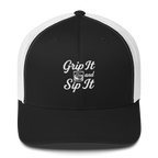 Grip It and Sip It Trucker Hat – Classic Golf Style with a Twist