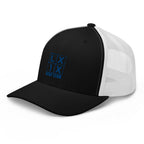 Four Box Logo Trucker Cap - Blue Logo