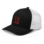 Four Box Logo Trucker Cap - Red Logo