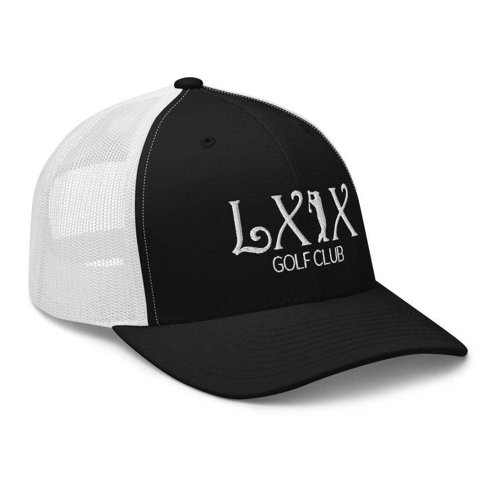 Curve Logo Trucker Cap - White Logo