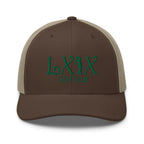 Curve Logo Trucker Cap - Green Logo