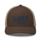 Curve Logo Trucker Cap - Blue Logo