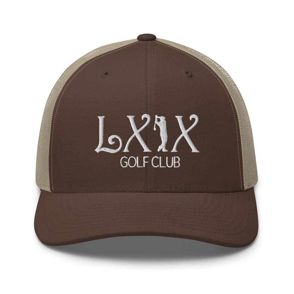 Curve Logo Trucker Cap - White Logo