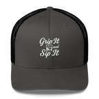 Grip It and Sip It Trucker Hat – Classic Golf Style with a Twist