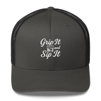 Grip It and Sip It Trucker Hat – Classic Golf Style with a Twist