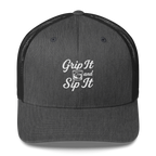 Grip It and Sip It Trucker Hat – Classic Golf Style with a Twist