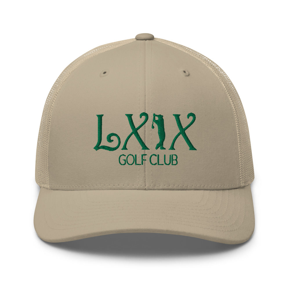 Curve Logo Trucker Cap - Green Logo
