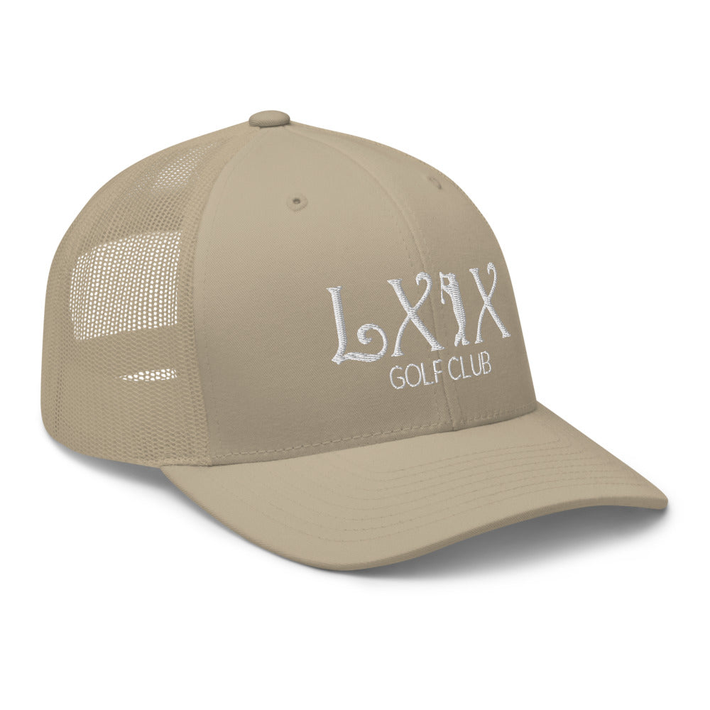 Curve Logo Trucker Cap - White Logo
