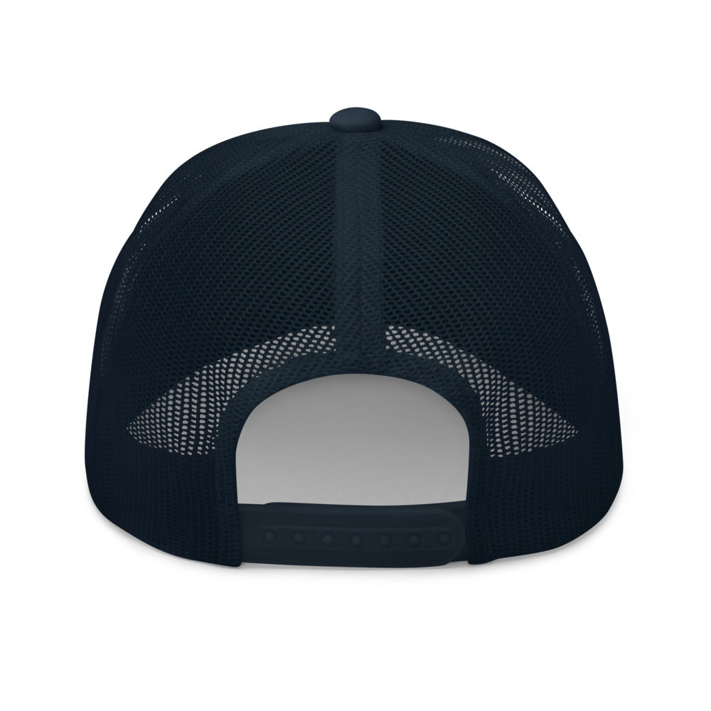 Four Box Logo Trucker Cap - Gray Logo