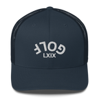 Upside Down LXIX Golf Arch Trucker Cap