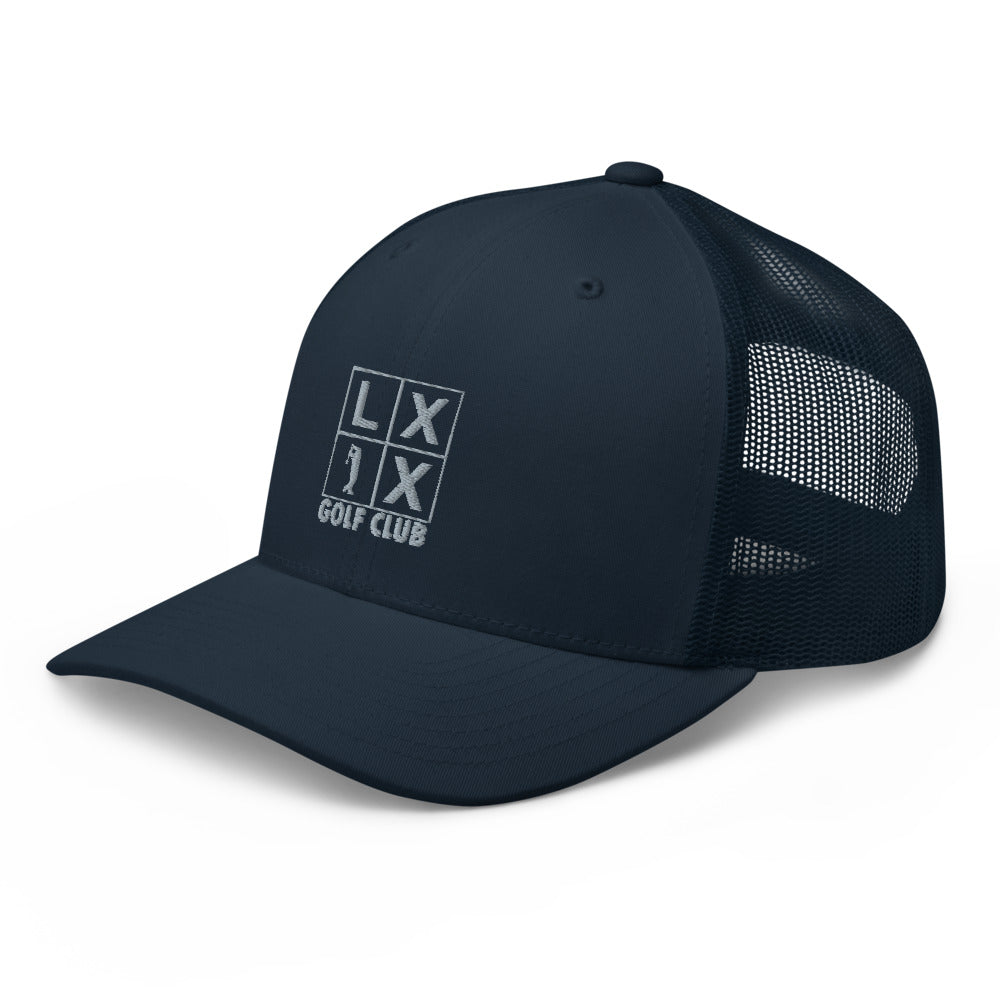 Four Box Logo Trucker Cap - Gray Logo