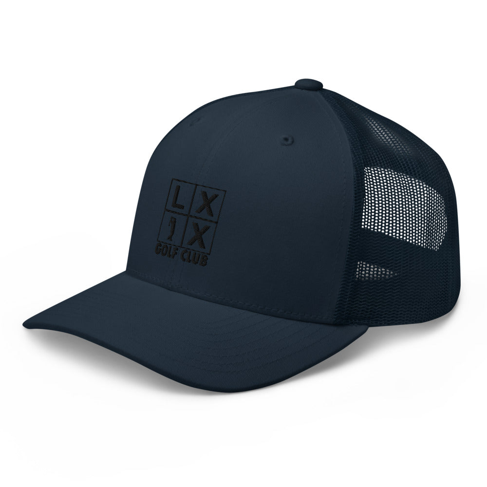 Four Box Logo Trucker Cap - Black Logo