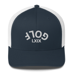Upside Down LXIX Golf Arch Trucker Cap
