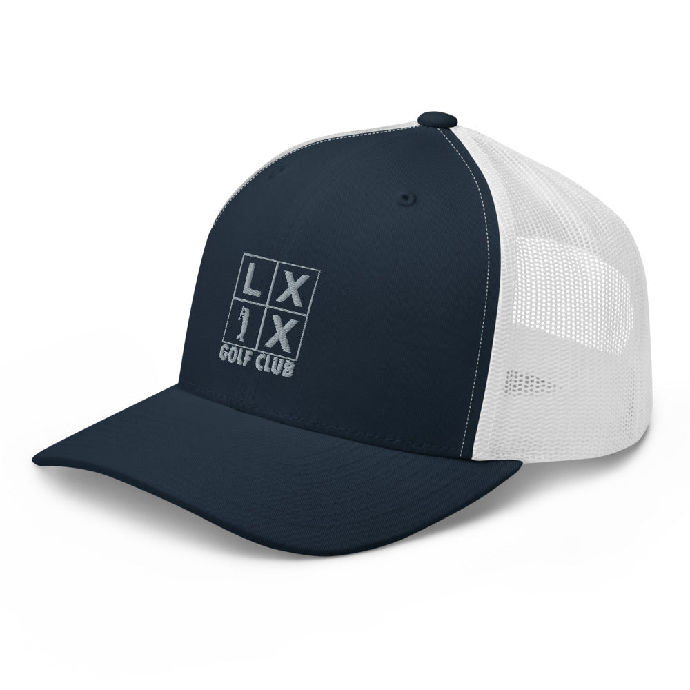 Four Box Logo Trucker Cap - Gray Logo