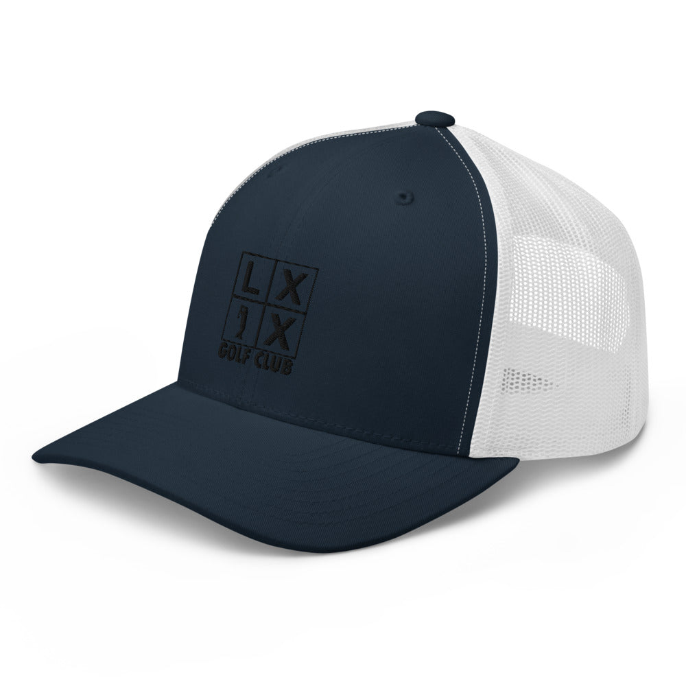 Four Box Logo Trucker Cap - Black Logo