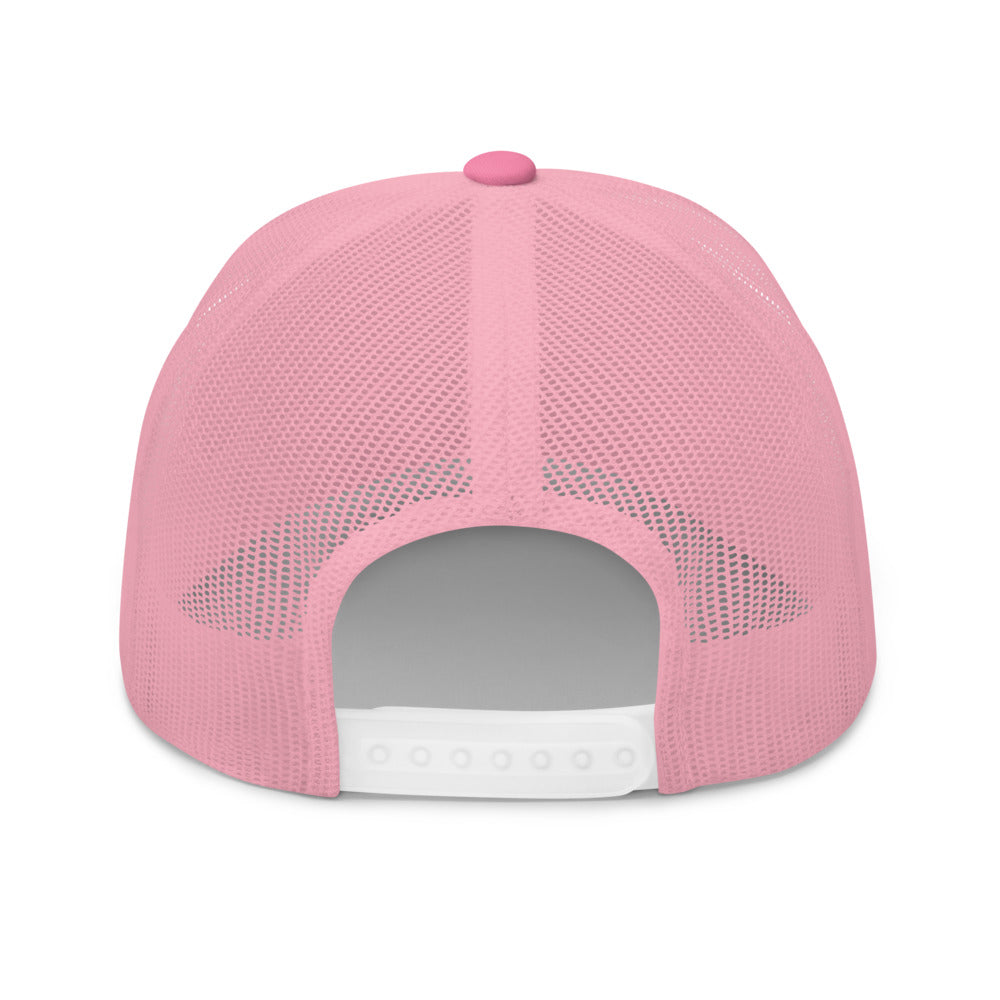 Curve Logo Trucker Cap - Red Logo
