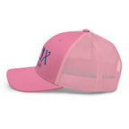 Curve Logo Trucker Cap - Blue Logo