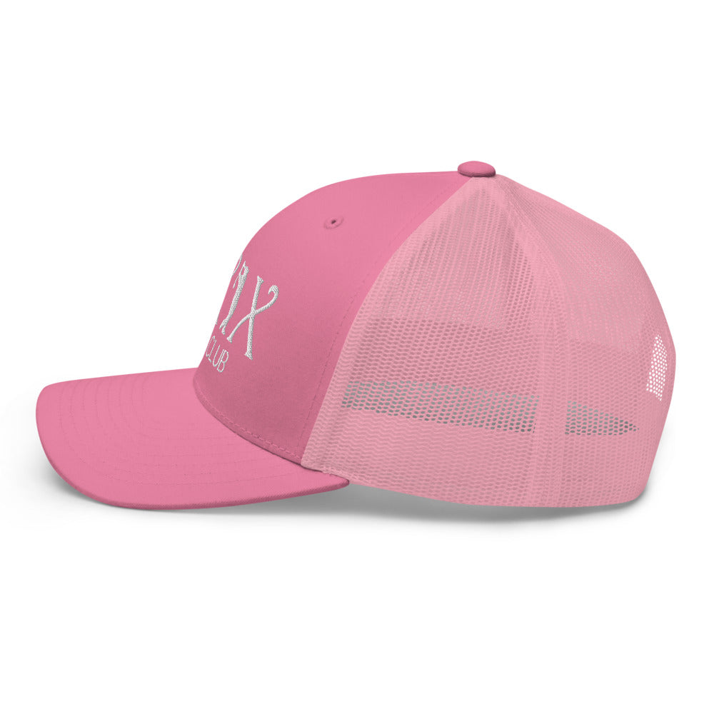 Curve Logo Trucker Cap - White Logo