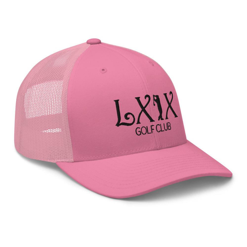 Curve Logo Trucker Cap - Black Logo