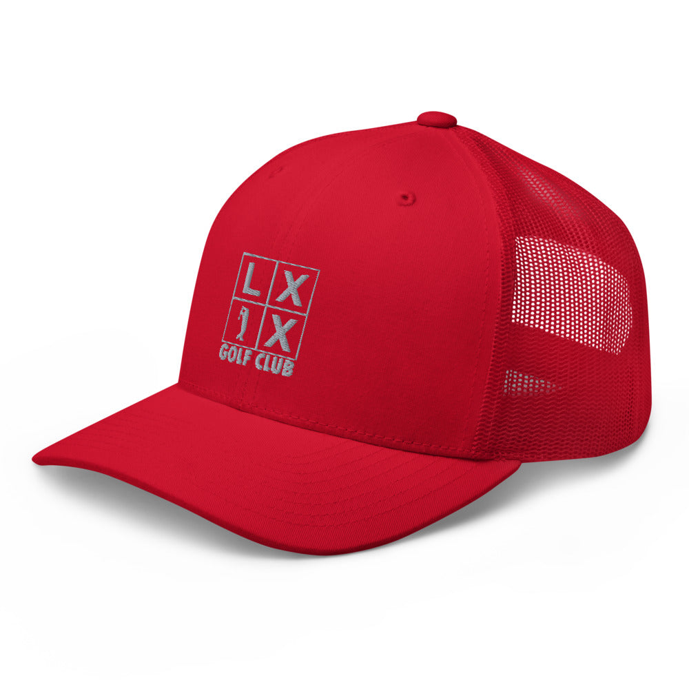 Four Box Logo Trucker Cap - Gray Logo