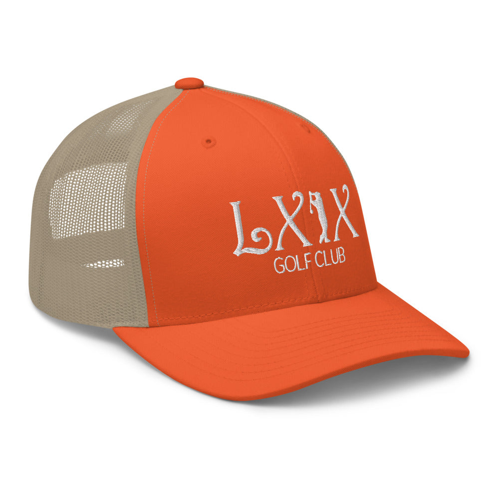 Curve Logo Trucker Cap - White Logo
