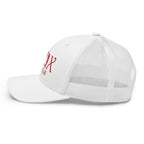 Curve Logo Trucker Cap - Red Logo