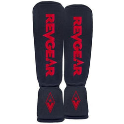 Revgear Amateur Cloth Shin & Instep Guards for Muay Thai, MMA, Boxing