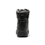 ROCKROOSTER Roslyn Black 7 inch Zip-sided Composite Toe Leather Work Boots CP245Z