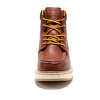 ROCKROOSTER Walker Men's 6 Inch Brown Soft Toe Wedge Work Boots SAP360