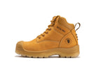 rockrooster Woodland Wheat 6 inch Composite Toe Zip-sided Leather Work Boots AK659