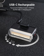 Magicshine SEEMEE 20 V2.0 Bike Tail Lights for Night Riding,USB-C Rechargeable Bicycle Rear Lights, IPX6 Waterproof, Cycling Safety Back Light for Commuting Cyclists and Kids