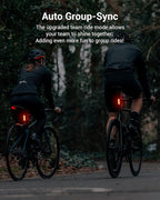 Magicshine Tail Light SEEMEE 50 V2.0, Rear Bike Light with USB C Rechargeable, 50 Lumen IPX6 Waterproof Bicycle Tail Lights for Night Riding, Smart Cycling Safety Bike Taillights