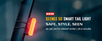 Magicshine Tail Light SEEMEE 50 V2.0, Rear Bike Light with USB C Rechargeable, 50 Lumen IPX6 Waterproof Bicycle Tail Lights for Night Riding, Smart Cycling Safety Bike Taillights