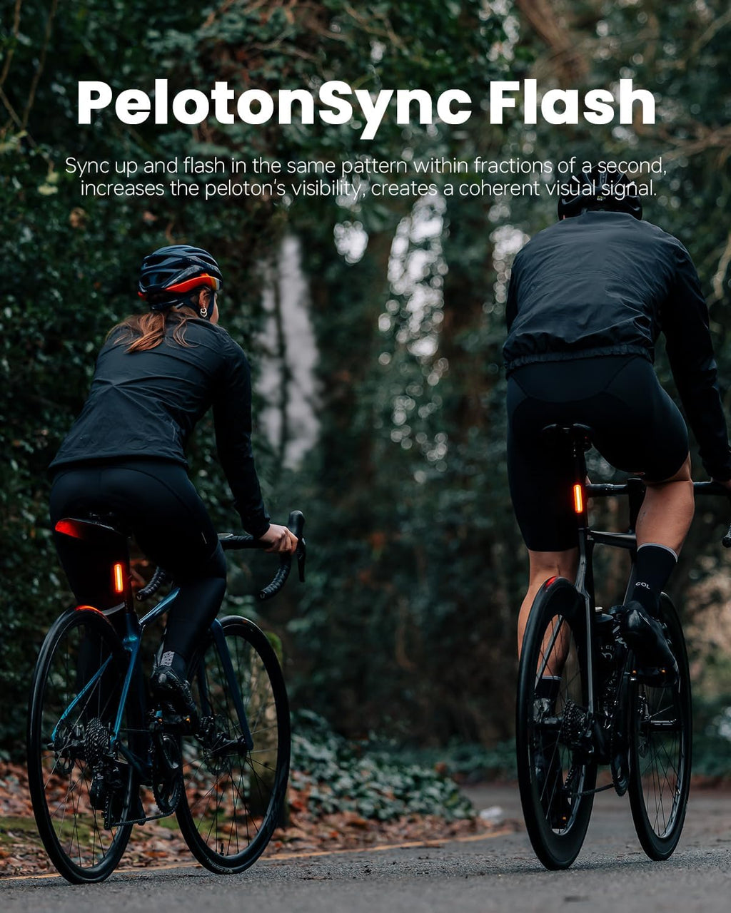 Magicshine Tail Light SEEMEE 50 V2.0, Rear Bike Light with USB C Rechargeable, 50 Lumen IPX6 Waterproof Bicycle Tail Lights for Night Riding, Smart Cycling Safety Bike Taillights