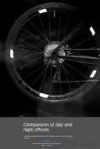 ENLEE 12pcs Lightweight MTB Bicycle Wheel Rim Reflective Stickers Bike Rim Safety Reflector