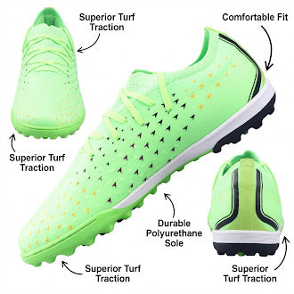 Vizari Tioga Adult Turf Soccer Cleats – Lime