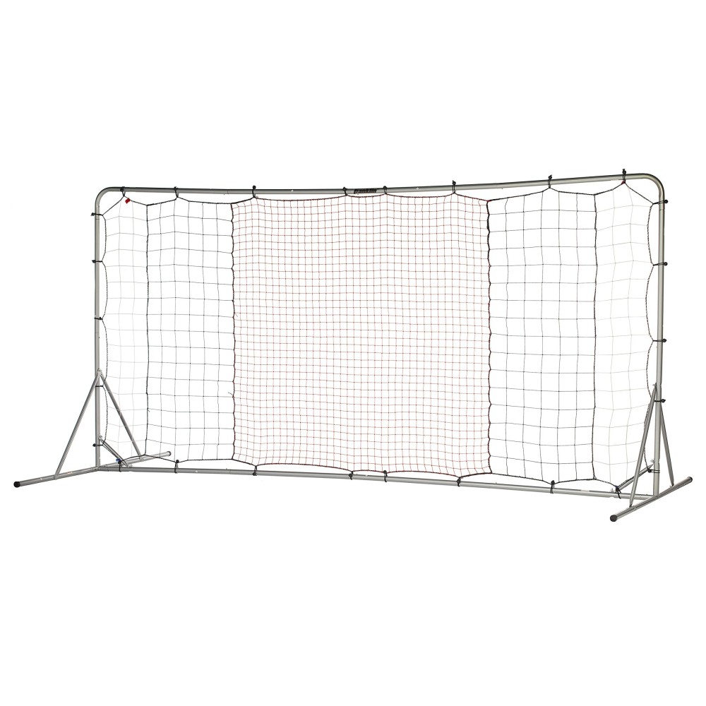 Franklin Sports Soccer Rebounder - Tournament Steel Soccer Rebounding Net - Perfect For Backyard Soccer Practice And Soccer Training - 12'X6' Soccer Bounce Back Rebounder - Silver