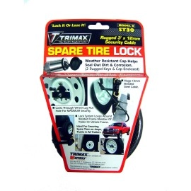 Trimax ST30 Trimaflex Spare Tire Cable Lock (Round Key) 36